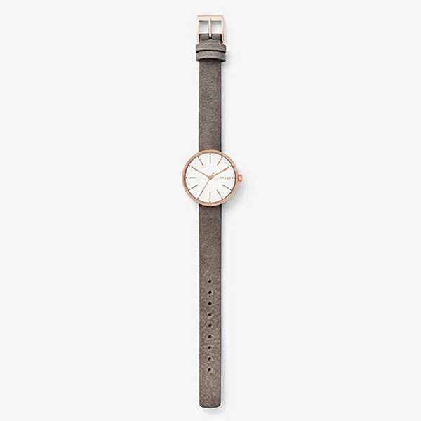 Đồng Hồ Skagen SKW2644 Cho Nữ Màu Nâu Mặt Bạc
