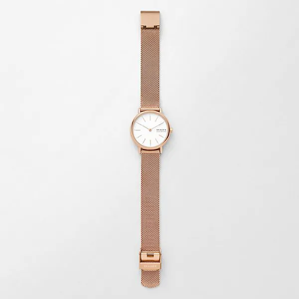 Đồng hồ Skagen SKW2694 Cho Nữ Màu Vàng Hồng Mặt Trắng - Đồng hồ - Vua Hàng Hiệu