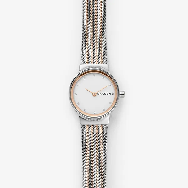Đồng hồ Skagen SKW2699 Cho Nữ Màu Hồng Bạc Mặt Bạc