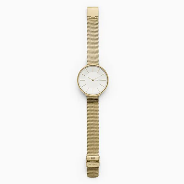 Đồng Hồ Nữ Skagen SKW2722 Màu Vàng Đồng Mặt Trắng