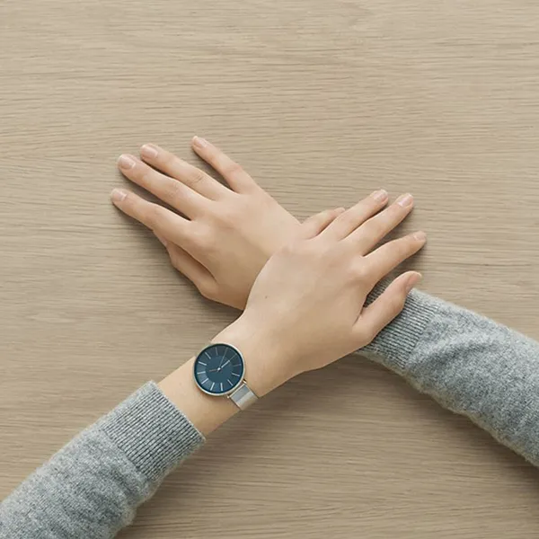 Đồng Hồ Nữ Skagen SKW2725 Màu Bạc Mặt Xanh - Đồng hồ - Vua Hàng Hiệu