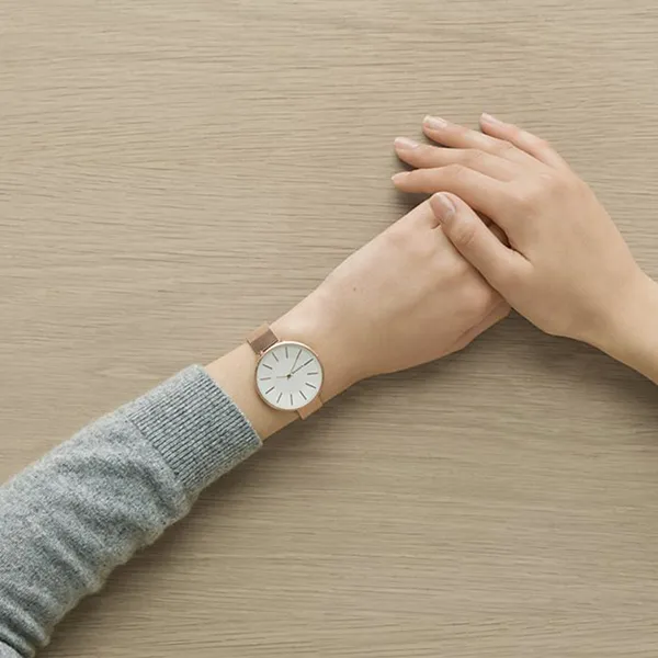 Đồng Hồ Nữ Skagen SKW2726 Màu Vàng Hồng Mặt Trắng - Đồng hồ - Vua Hàng Hiệu