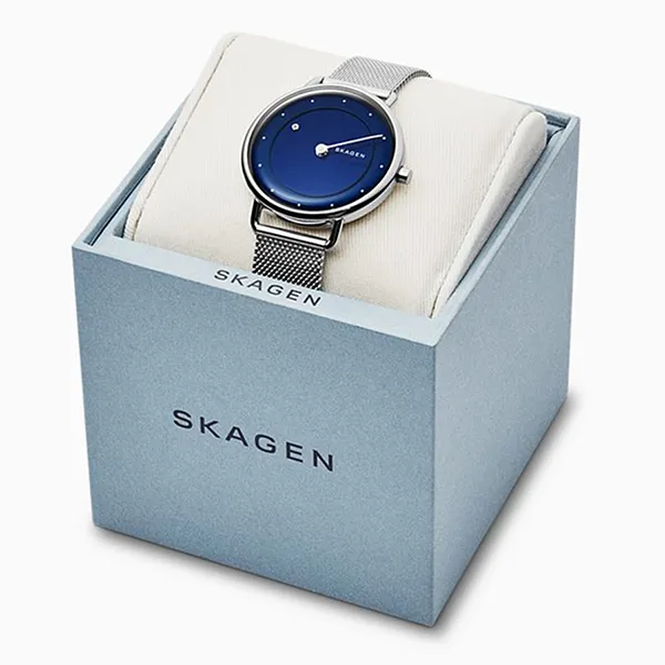 Đồng Hồ Nữ Skagen SKW2738 Màu Bạc Mặt Xanh Đậm - Đồng hồ - Vua Hàng Hiệu