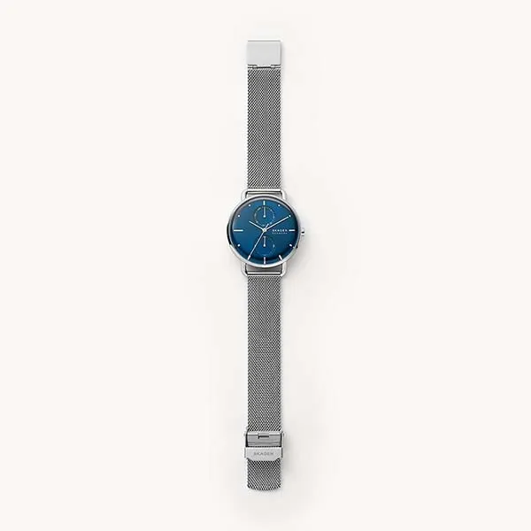Đồng Hồ Nữ Skagen SKW2947 Màu Bạc Mặt Xanh Dương