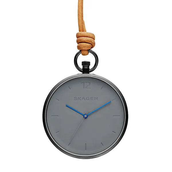 Đồng Hồ Bỏ Túi Skagen SKW6189 Cho Nam Màu Nâu Xám - Đồng hồ - Vua Hàng Hiệu