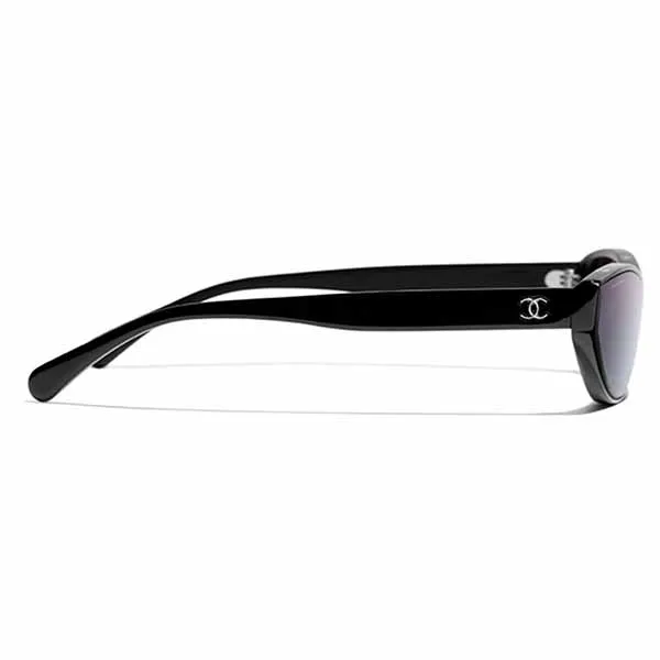 Kính Mát Nữ Chanel CH5415 Mắt Mèo Màu Đen Xám - Kính mắt - Vua Hàng Hiệu