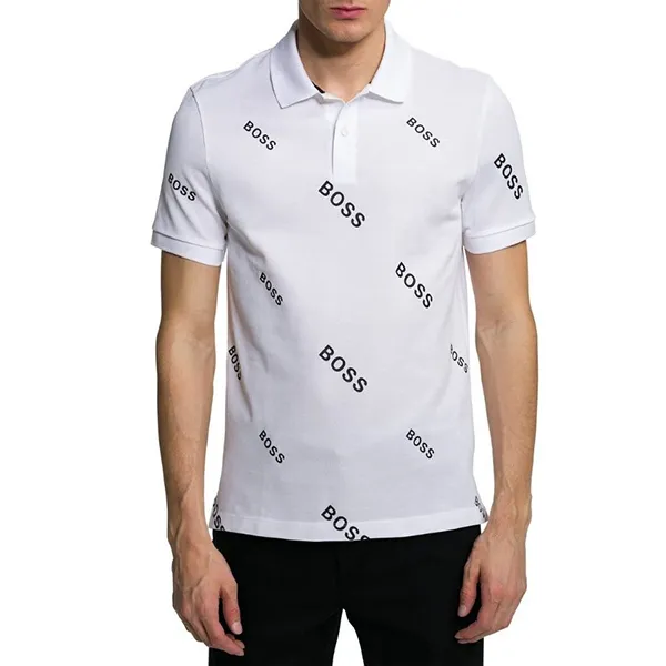 Áo Polo Nam Hugo Boss Phillipson Màu Trắng Size S