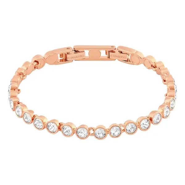 Vòng Đeo Tay Swarovski Tennis Bracelet White, Rose-Gold Tone Plated 5039938 Màu Vàng Hồng - Trang sức - Vua Hàng Hiệu