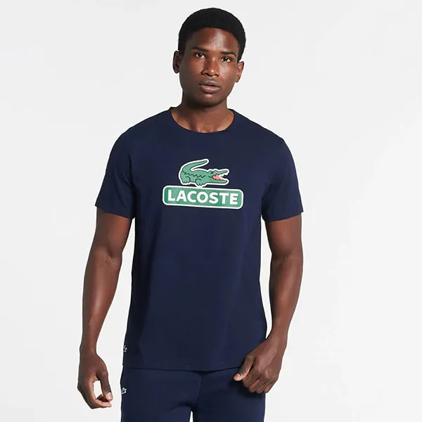Áo Thun Men’s Lacoste SPORT Print Logo Breathable T-Shirt TH6909 Màu Xanh Navy Size M - Thời trang - Vua Hàng Hiệu