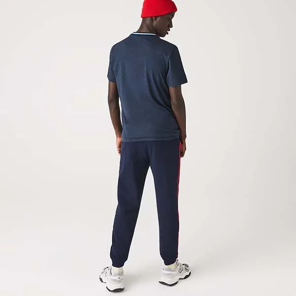 Áo Thun Lacoste Men’s TH8064 QYW Màu Xanh Lam