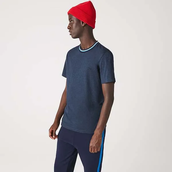 Áo Thun Lacoste Men’s TH8064 QYW Màu Xanh Lam