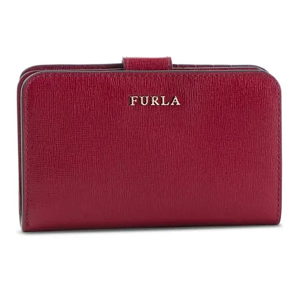 Ví Furla Ladies Babylon Zip-around Logo Plaque Wallets In Deep Red 922605-PR85-B30-CGQ Màu Đỏ Đậm