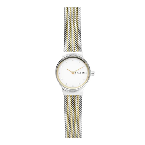 Đồng hồ Skagen SKW2698 Cho Nữ Màu Vàng Trắng Mặt Bạc