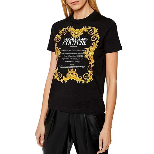 Áo Phông Nữ Versace Jeans Couture T-Shirt B2HWA7TJ 30319 899 Màu Đen - Thời trang - Vua Hàng Hiệu