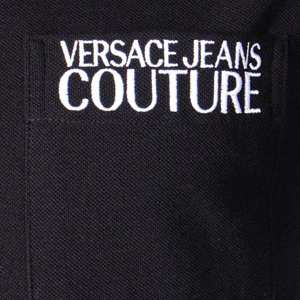 Áo Polo Nam Versace Jeans Couture Dettaglio Logo 72GAGT02 CJ01T 899 Màu Đen Size S - Thời trang - Vua Hàng Hiệu