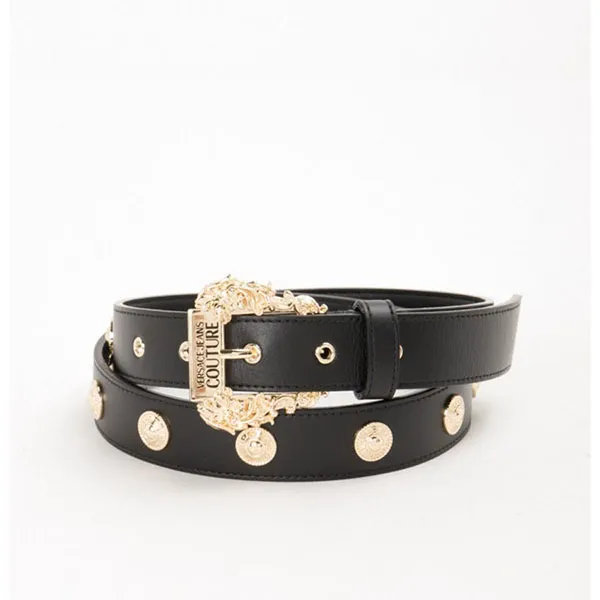 Thắt Lưng Nữ Versace Jeans Couture Womens Belts 71VA6F01 ZP051 Màu Đen - Thắt lưng - Vua Hàng Hiệu