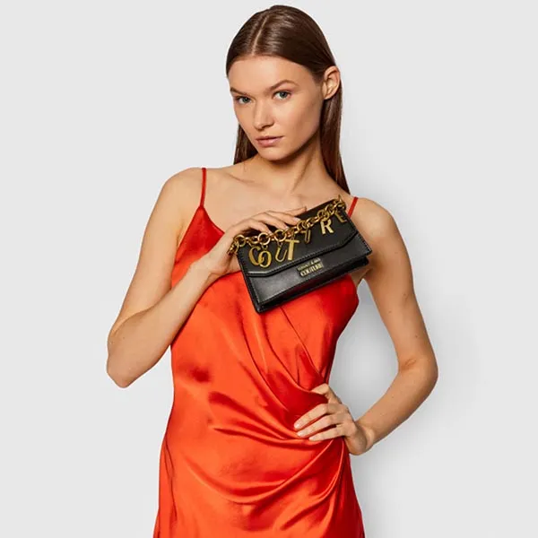 Túi Đeo Chéo Versace Jeans Women Black Handbag 72VA4BC2 ZS063 Màu Đen