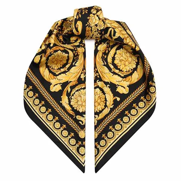 Khăn Versace Jeans Couture IF09001S 1F01745 5B010 Màu Vàng Đen - Thời trang - Vua Hàng Hiệu