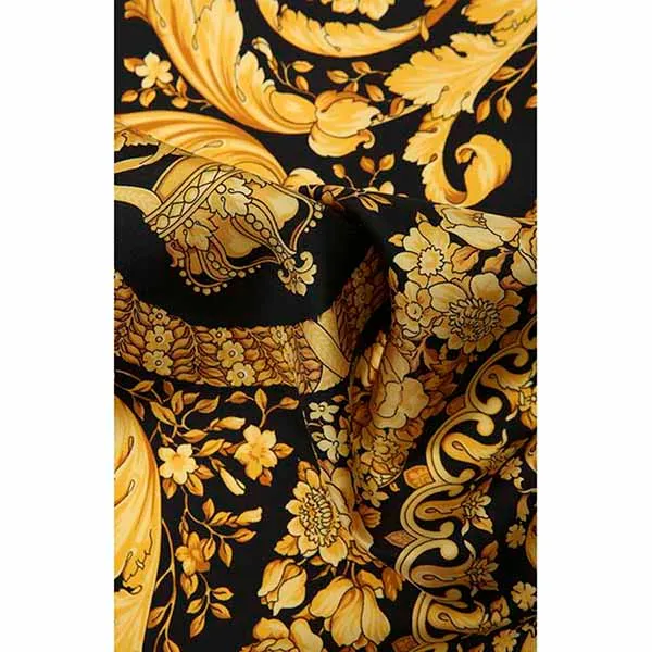 Khăn Versace Jeans Couture IF09001S 1F01745 5B010 Màu Vàng Đen - Thời trang - Vua Hàng Hiệu