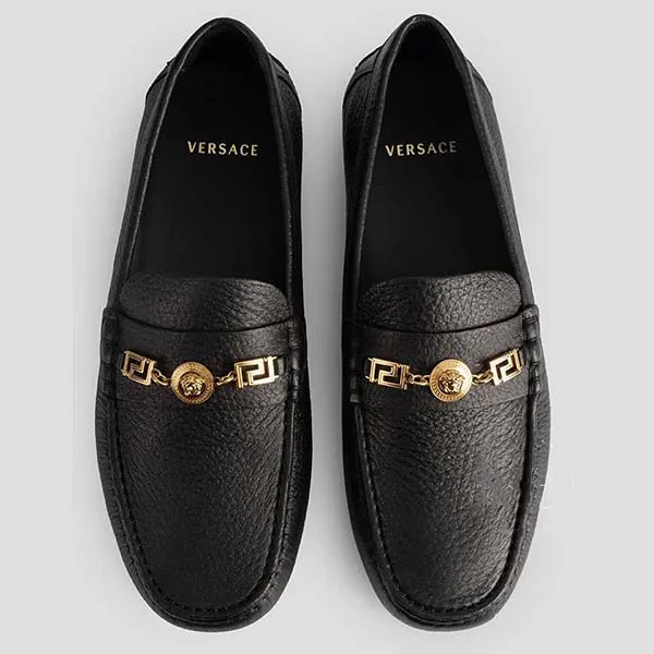 Giày Lười Versace Medusa Logo Loafer DSU7858 DVSC1G Màu Đen - Giày - Vua Hàng Hiệu