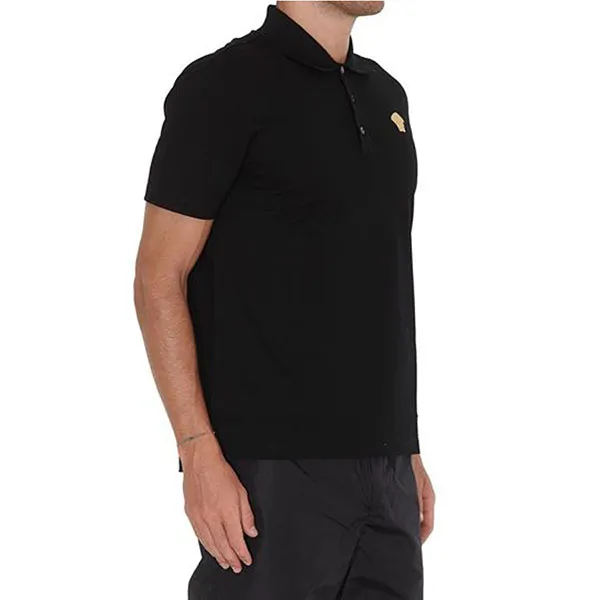 Áo Polo Versace Medusa Embroidery Polo Shirt In Black A87427-A237141 Màu Đen