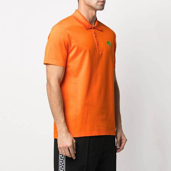Áo Polo Versace Collection Men's Orange Medusa Polo T-shirt A87427 A237141 Màu Cam - 1