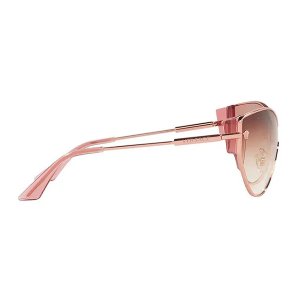 Kính Mát Versace Clear Gradient Orange Gradient Brown Cat Eye Ladies Sunglasses VE2239 14120P 47 Màu Vàng Nâu