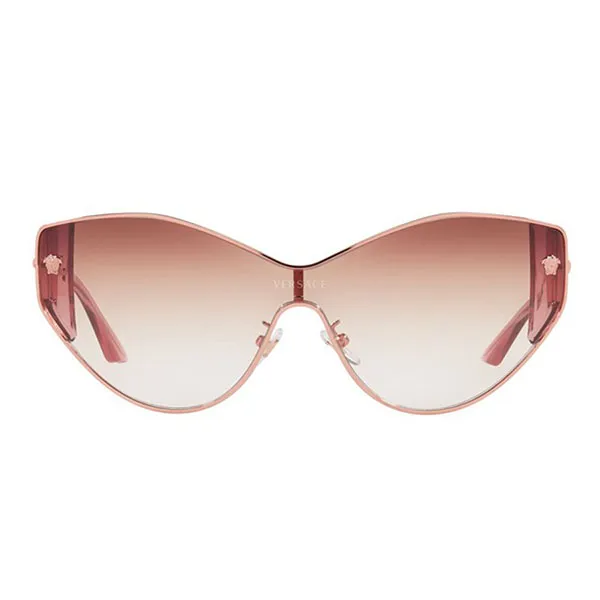Kính Mát Versace Clear Gradient Orange Gradient Brown Cat Eye Ladies Sunglasses VE2239 14120P 47 Màu Vàng Nâu