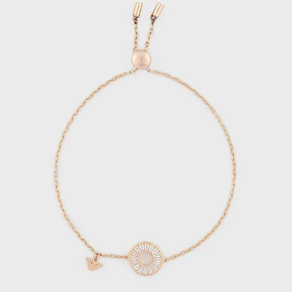 Vòng Đeo Tay Emporio Armani Rose Gold Tone Sterling Silver ID Bracelet Màu Vàng Hồng - Trang sức - Vua Hàng Hiệu