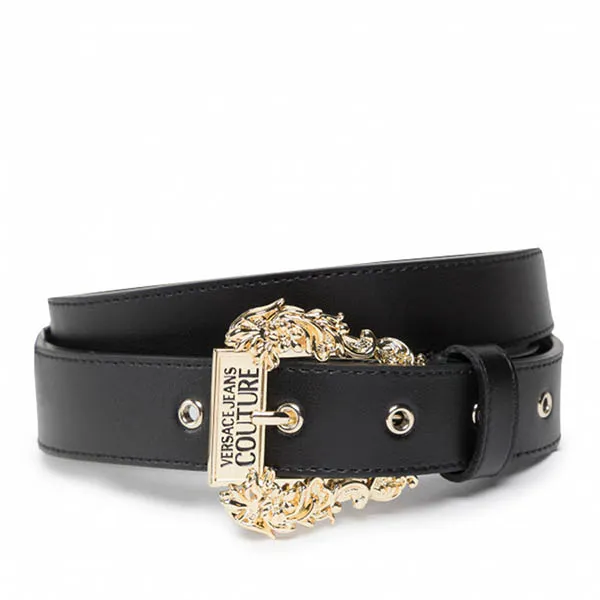 Thắt Lưng Nữ Versace Jeans Couture Women's Belt 72VA6F01 71627 3cm Màu Đen - Thắt lưng - Vua Hàng Hiệu