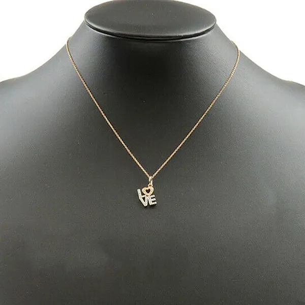 Dây Chuyền Tiffany & Co. Diamond Love 18k Rose Gold/White Màu Vàng Hồng/Trắng