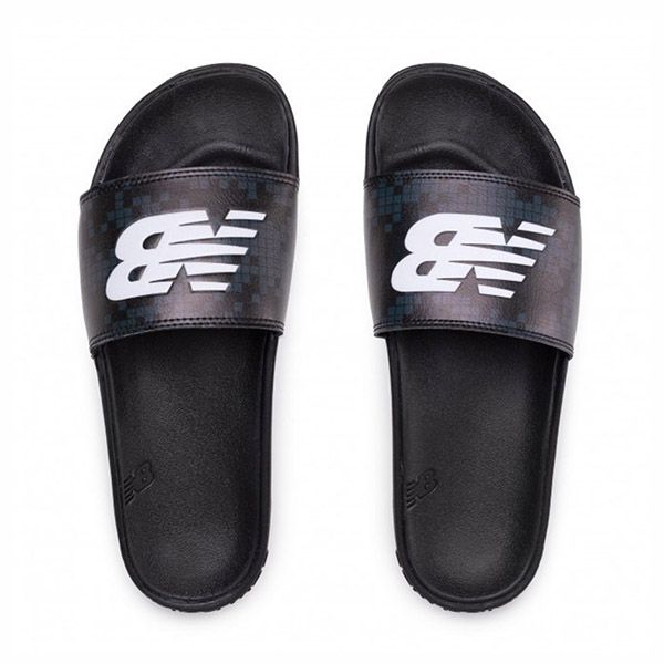 Dép Slides New Balance SMF200BW Black Màu Đen Size 44 - 1