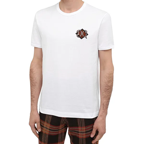 Áo Phông Nam Dolce & Gabbana D&G G8JX7Z G7XSM Màu Trắng
