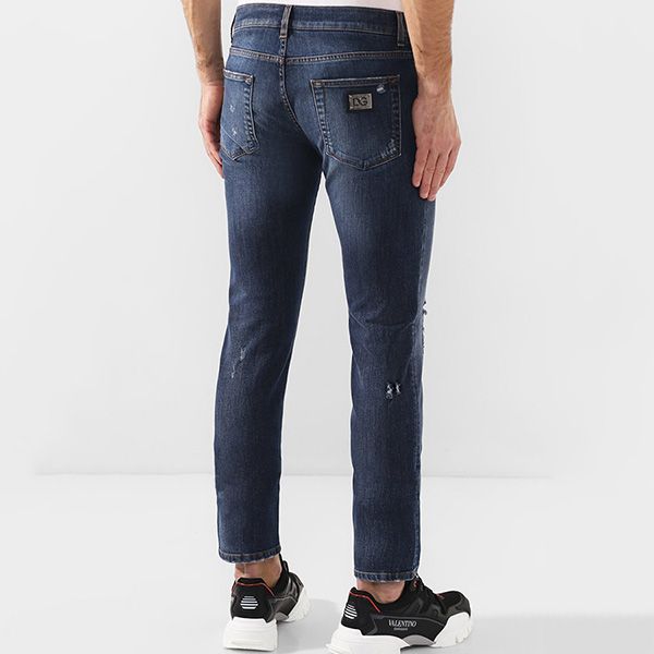 Quần Jeans Nam Dolce & Gabbana D&G Skinny GY07LD-G8CA2 Màu Xanh - 4