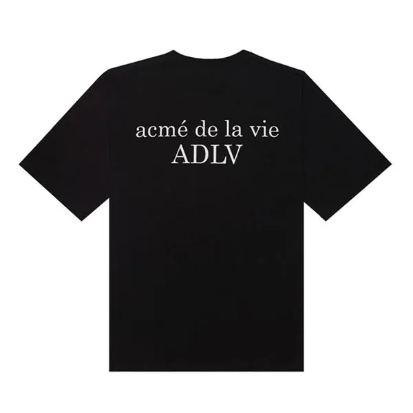 Áo Phông Acmé De La Vie ADLV Tshirt Basic Short Sleeve 2 Black Tee Màu Đen Size 1