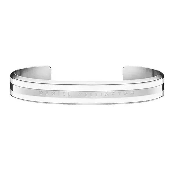 Vòng Đeo Tay Daniel Wellington Emalie Slim Bracelet DW00400006 Màu Bạc Size S - Trang sức - Vua Hàng Hiệu