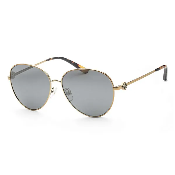 Kính Mát Tory Burch Fashion Women's Sunglasses TY6082-32986V-56 Màu Xám Vàng