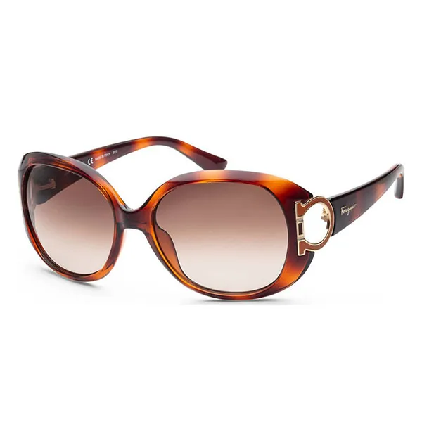 Kính Mát Salvatore Ferragamo Fashion Women's Sunglasses SF668S-238 Màu Nâu - Kính mắt - Vua Hàng Hiệu