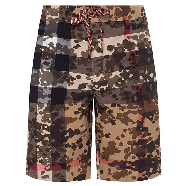 Quần Shorts Burberry Camel 8029386 Phối Màu Size M