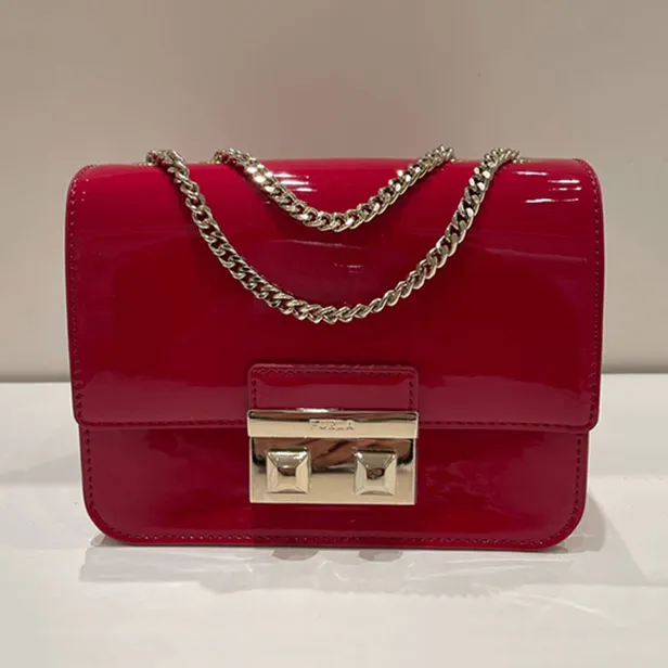 Túi Đeo Chéo Furla Mini Bella Leather Crossbody Bag Màu Đỏ