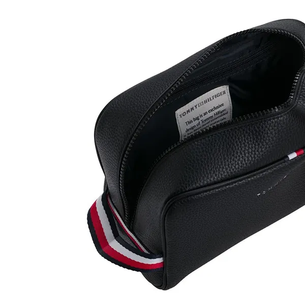 Túi Cầm Tay Tommy Hilfiger Men's Black Màu Đen - Túi xách - Vua Hàng Hiệu