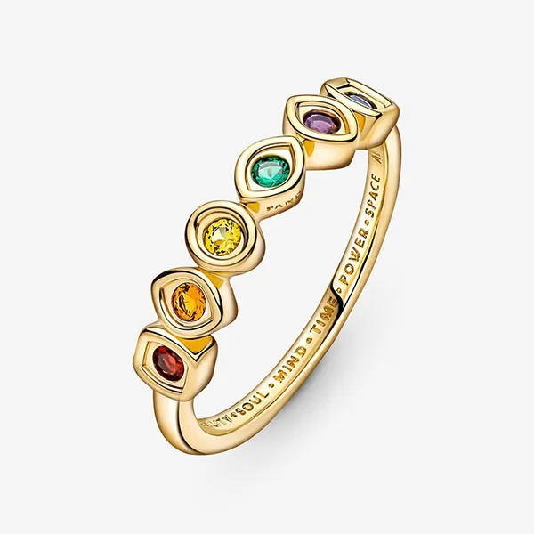 Nhẫn Pandora Marvel The Avengers Infinity Stones Ring Màu Vàng Size 52 - Trang sức - Vua Hàng Hiệu