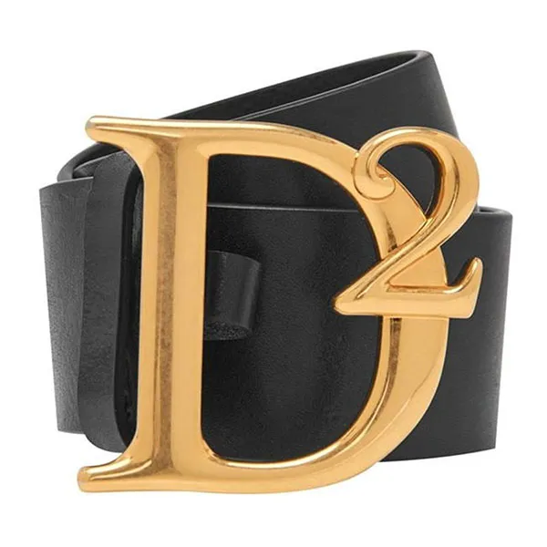 Thắt Lưng Nam Dsquared2 D2 Statement Belt BLK/GOLD BEM0393 Màu Đen Size 85 - Thắt lưng - Vua Hàng Hiệu