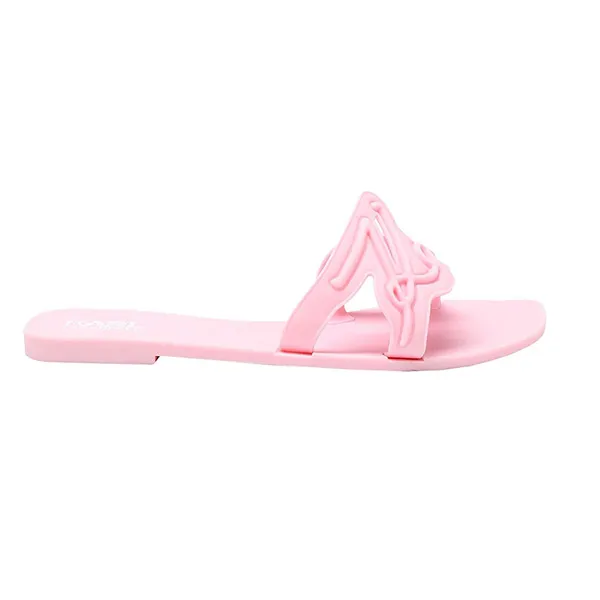 Dép Karl Lagerfeld Jelly Signature Slide Màu Hồng Size 36