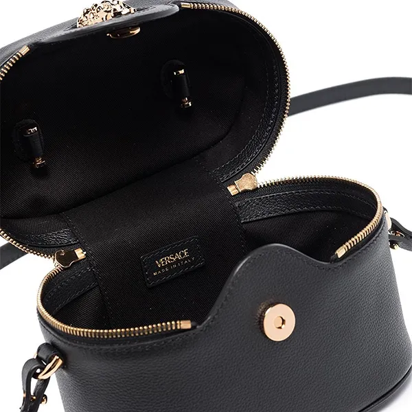 Túi Đeo Chéo Nữ Versace La Medusa Mini Vanity Bag Màu Đen
