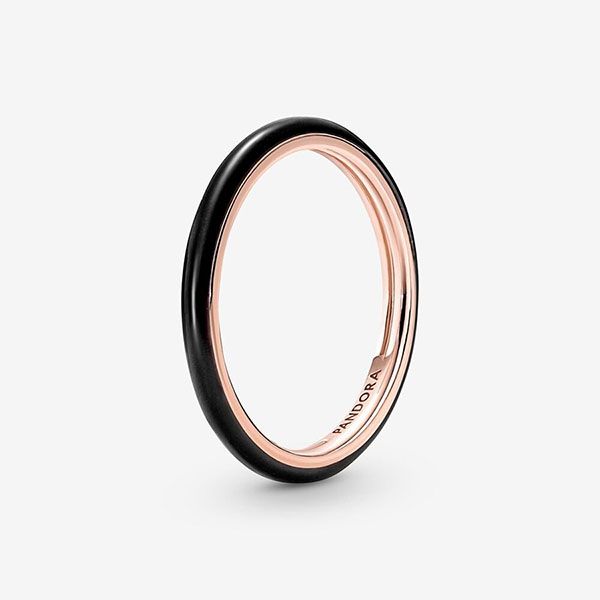 Nhẫn Pandora Me Black Enamel Ring Màu Đen - 3