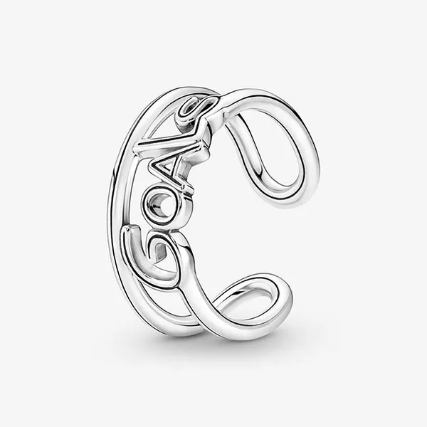 Nhẫn Pandora Me Goals Open Ring 191893C00 Màu Bạc Size 52