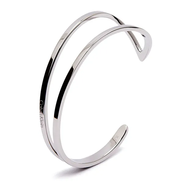 Vòng Đeo Tay Calvin Klein CK Outline Bangle KJ6VMF00010S Màu Bạc
