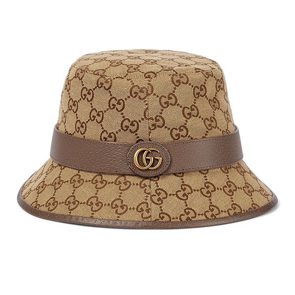 Mũ Tròn Gucci GG Canvas Bucket Hat Màu Nâu Size S - 1