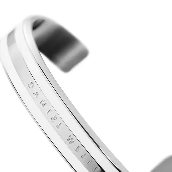 Vòng Đeo Tay Daniel Wellington Emalie Slim Bracelet DW00400006 Màu Bạc Size S - Trang sức - Vua Hàng Hiệu